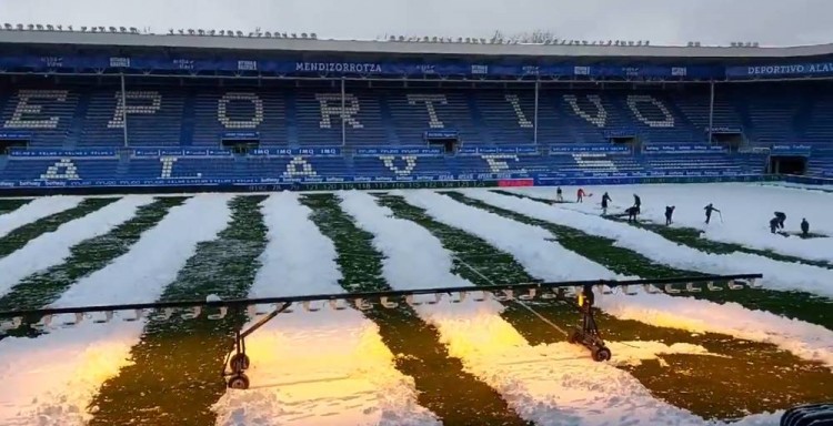 阿斯:阿拉维斯主场积雪结冰,与马竞竞赛可能推迟