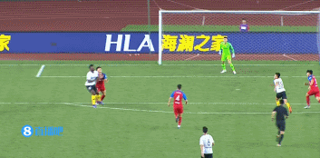 足协杯-卡尔德克破门耿晓峰暴力肘击染红 重庆1-0华夏