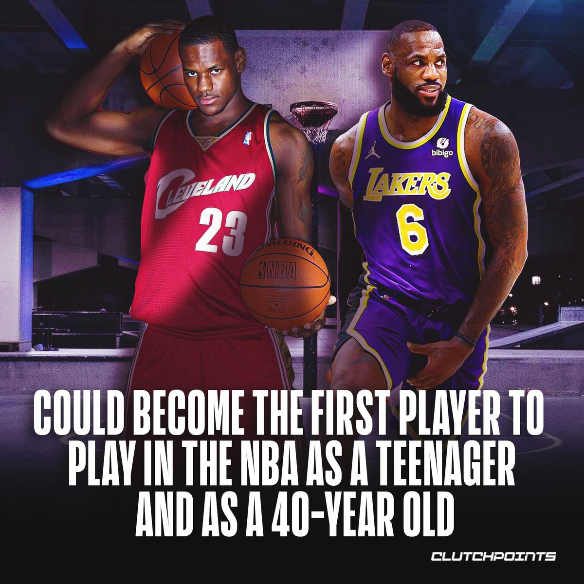若将合同执行完，詹姆斯会是仅有从青年到40岁都在NBA的球员