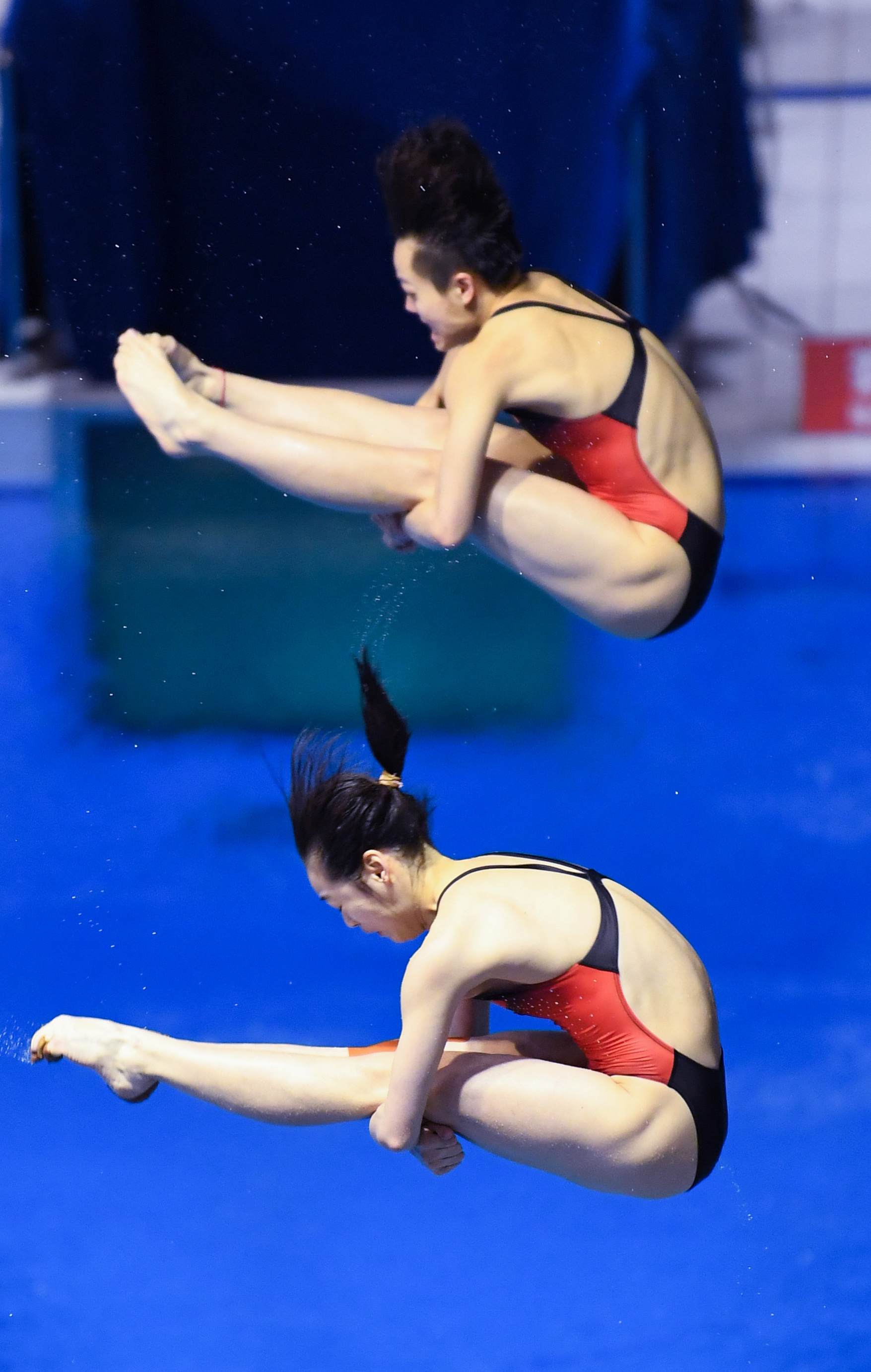 （体育）跳水——世界杯：陈艺文/昌雅妮获得女子双人3米板冠军