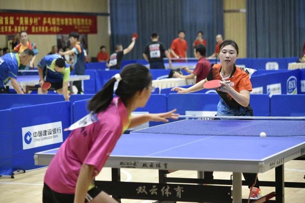 “村乒”开赛！河北省首届“美丽乡村”乒乓球团体赛举办
