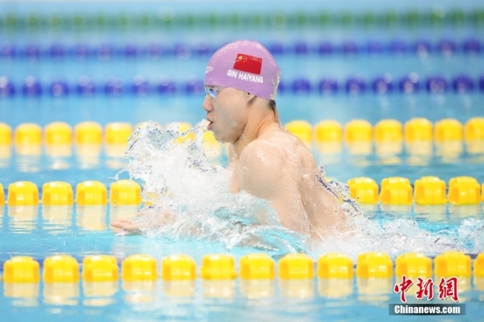中国选手覃海洋获评世界泳联年度最佳游泳运动员
