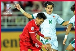 伊拉克国奥加时2-1印尼国奥，获U23亚洲杯季军&巴黎奥运会资格