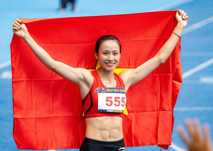 越南版吴艳妮也输了！13秒43破PB摘铜腹肌太靓 印尼新锐13秒21夺冠