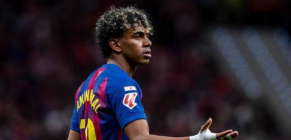 若亚马尔欧冠中参与进球，将成为单赛季参与10球最年轻球员