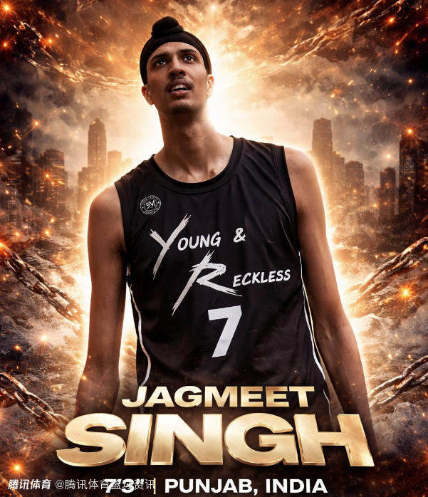 印度文班？外媒晒印度小将比赛视频 身高2米21能跑能跳还会投三分