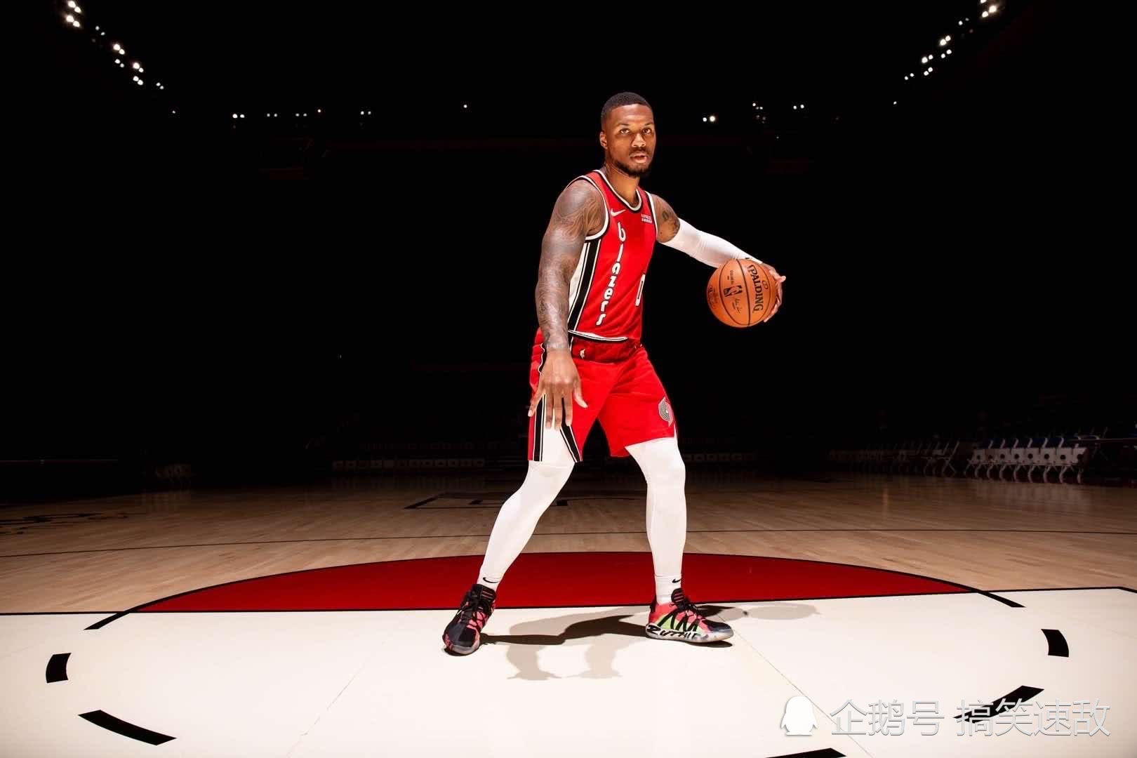 利拉德亲自上脚利拉德6定妆照帅翻全场打球气势翻倍