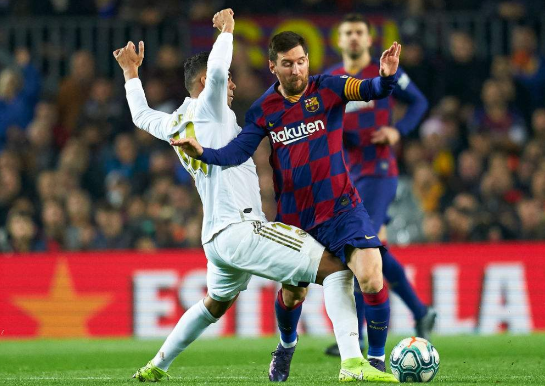 2019-20赛季西甲国家德比巴萨0:0皇马,怎么评