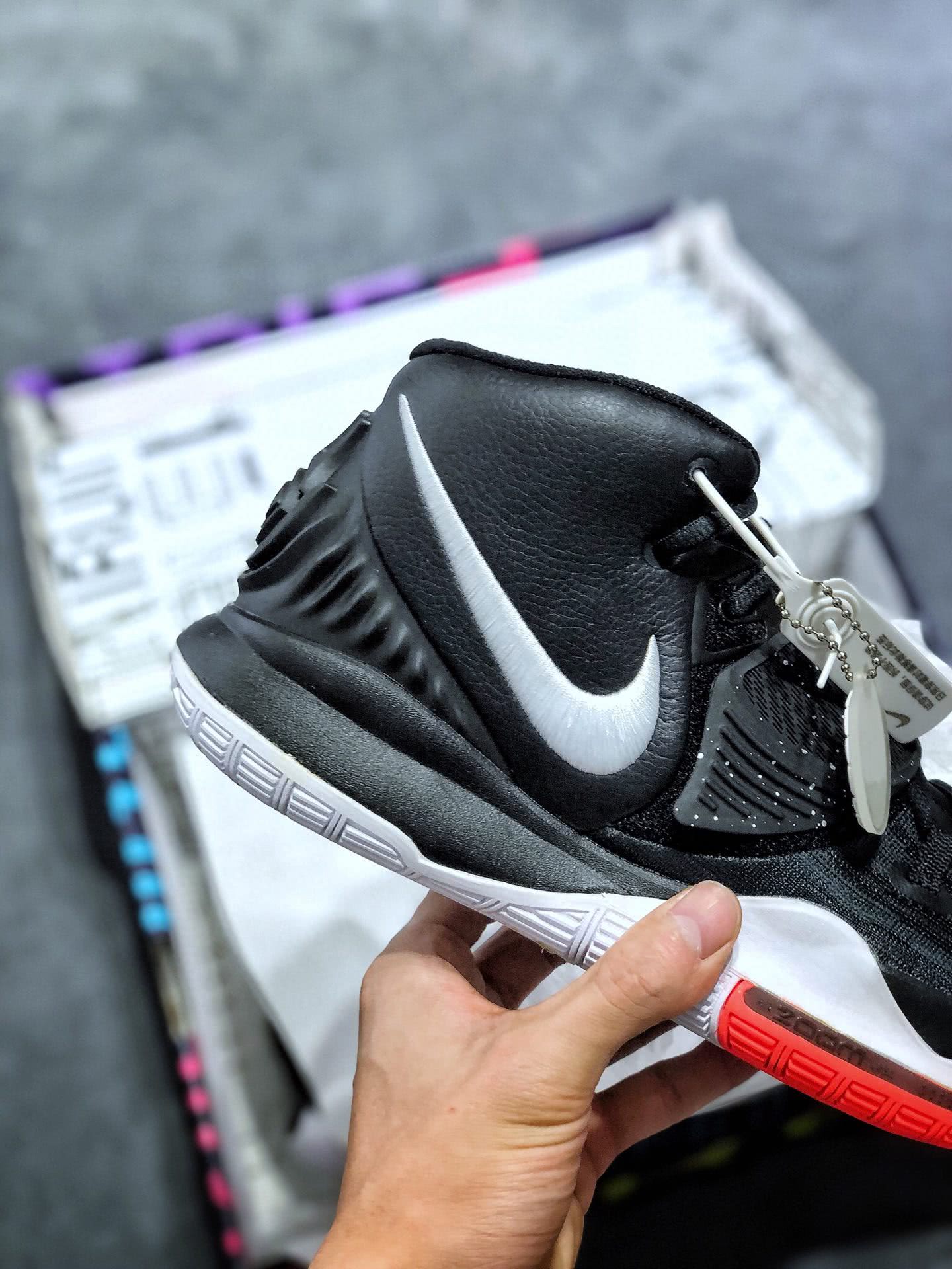 nike kyrie 6 欧文6代 黑白首发城市限定 开箱鉴赏 企鹅体育新闻