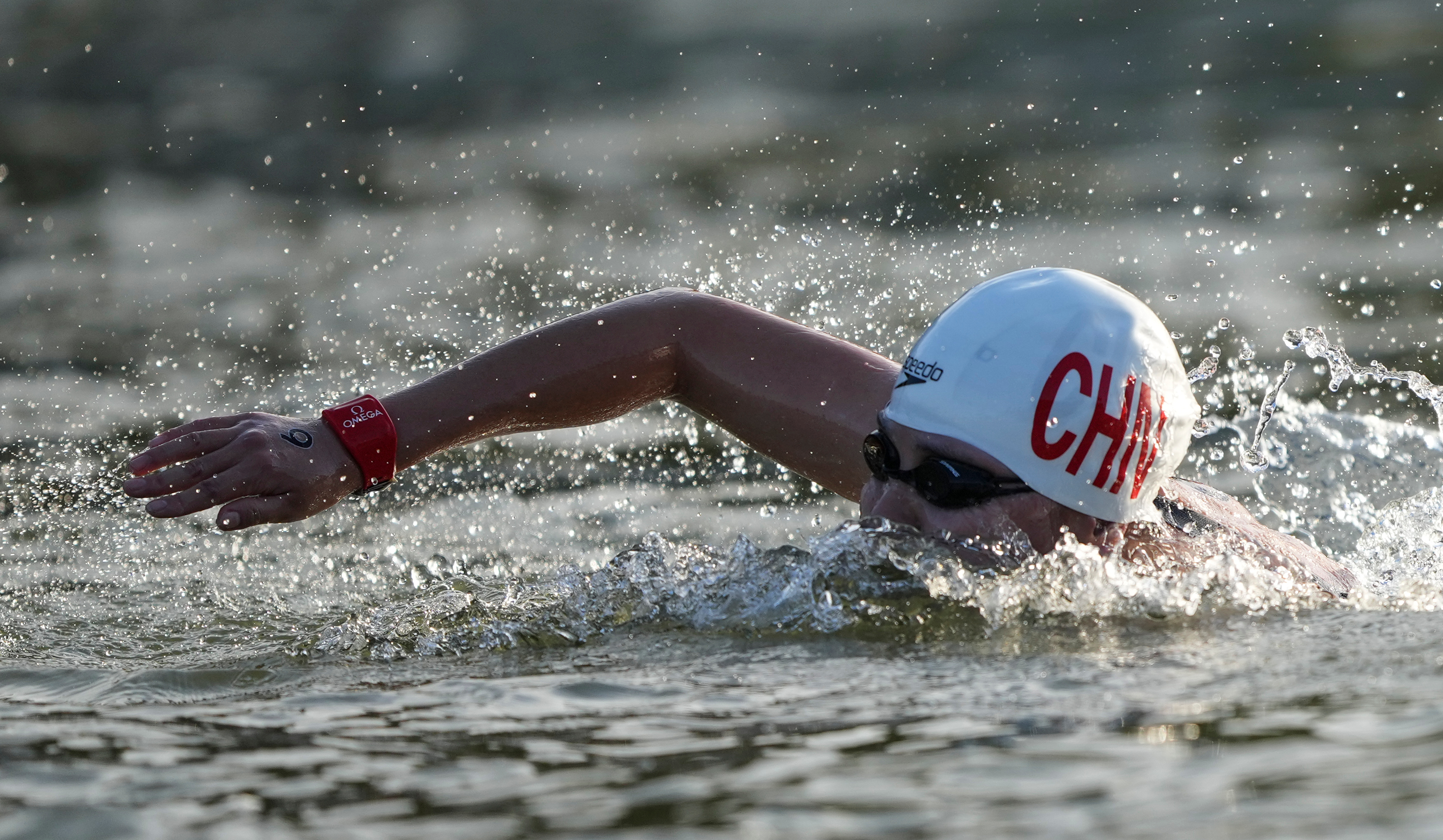 巴黎奥运会丨马拉松游泳——女子10公里赛况(5)