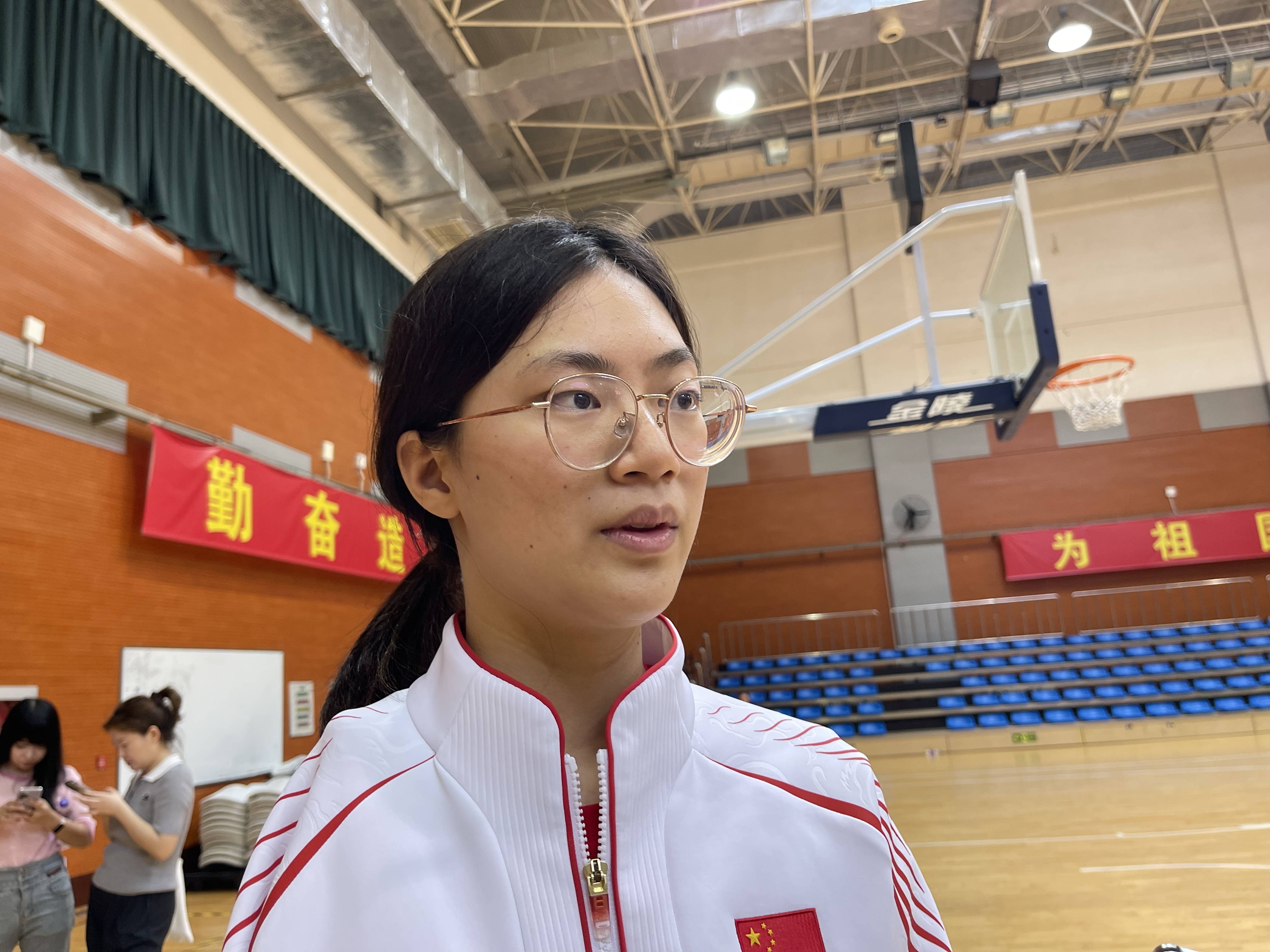 中国代表团年龄最小运动员朱慧:争取4年后登上领奖台