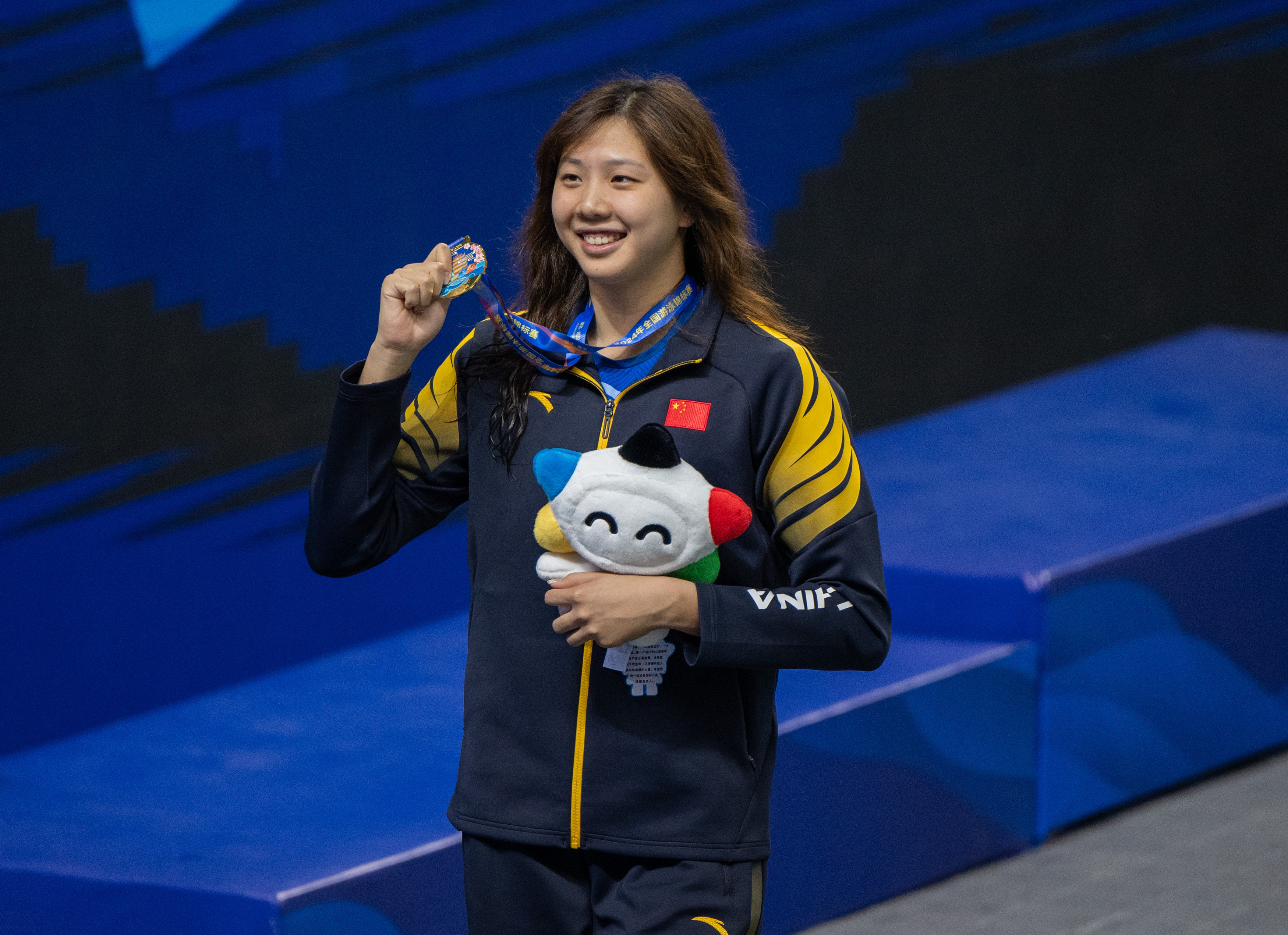 游泳——全国锦标赛:唐钱婷获女子100米蛙泳冠军